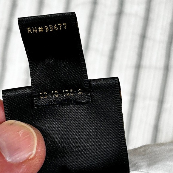 Worthington Womens Petite L 3/4 Sleeve Button Up Dress Shirt - Picture 7 of 9